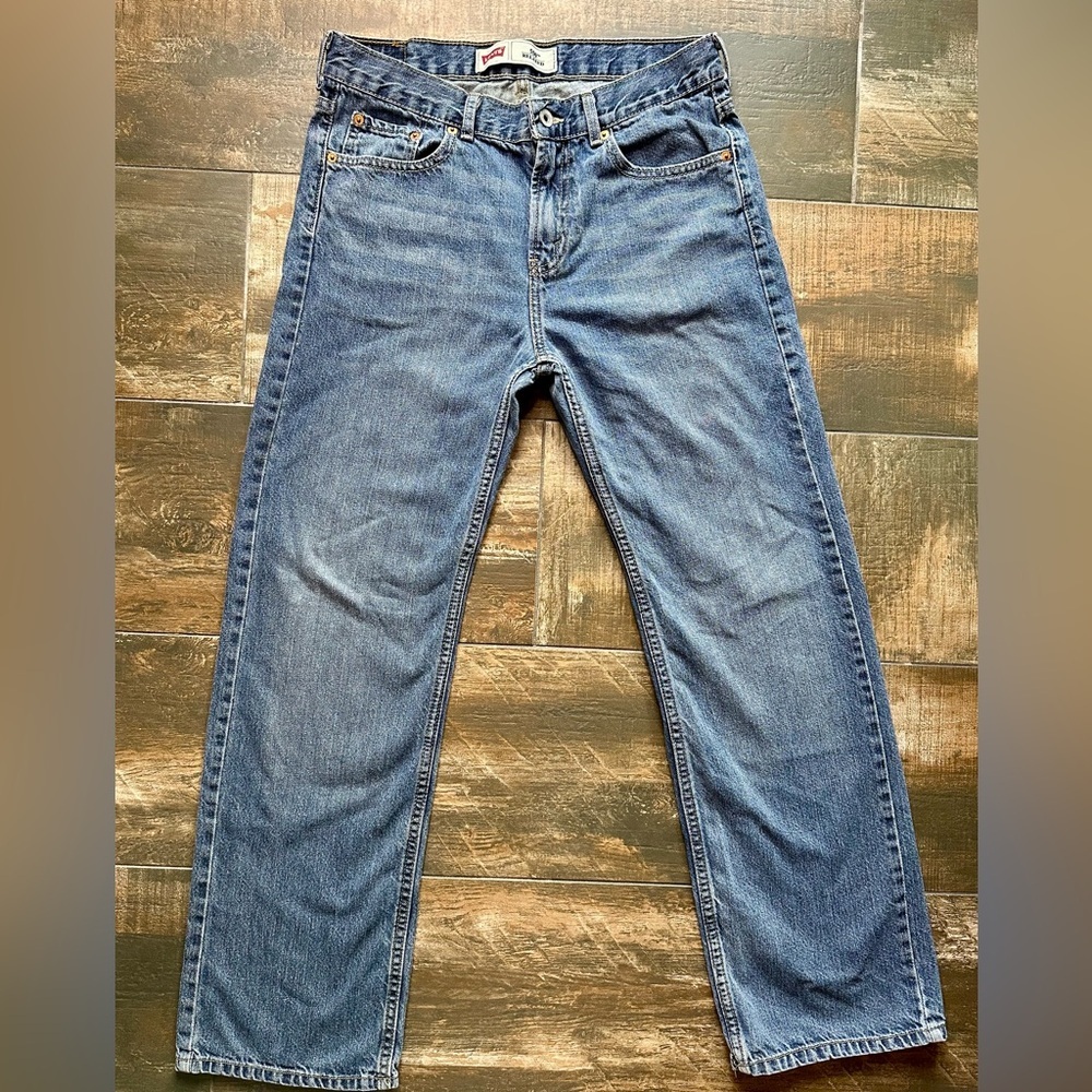 Levi’s 550 Relaxed Fit Jeans 29x29 Blue Denim Tapered Vintage Style